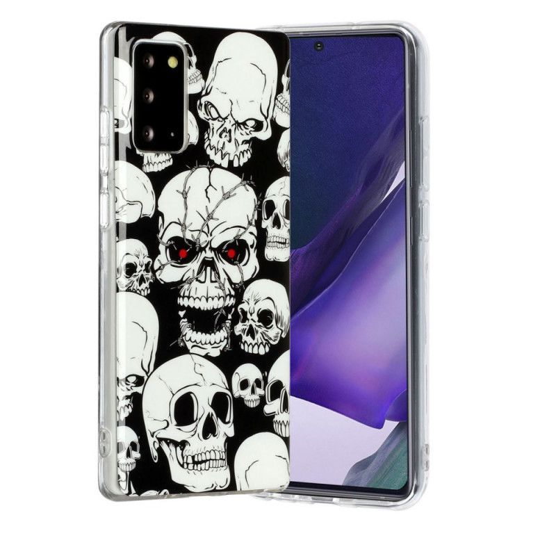 Kryt Samsung Galaxy Note 20 Pozor Na Fluorescenční Lebky