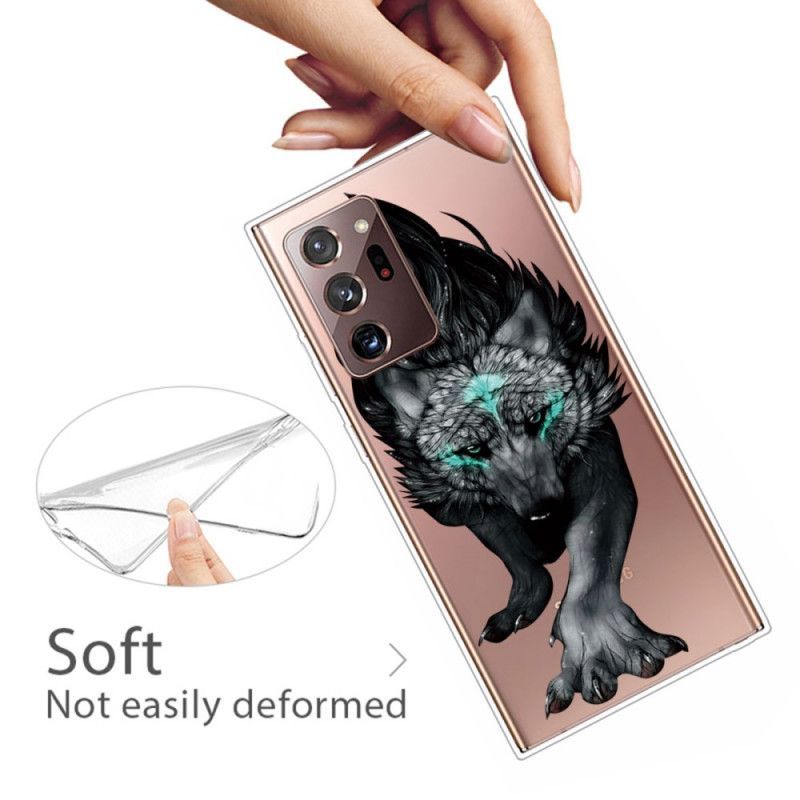 Kryt Samsung Galaxy Note 20 Ultra Grafický Vlk