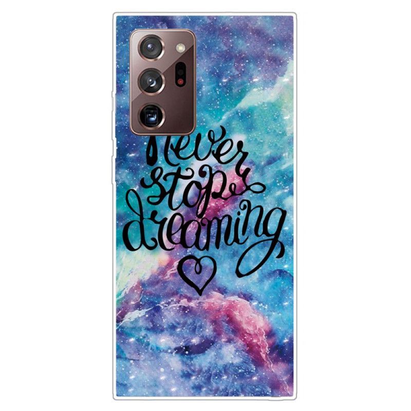 Kryt Samsung Galaxy Note 20 Ultra Nikdy Nepřestávej Snít Barevně