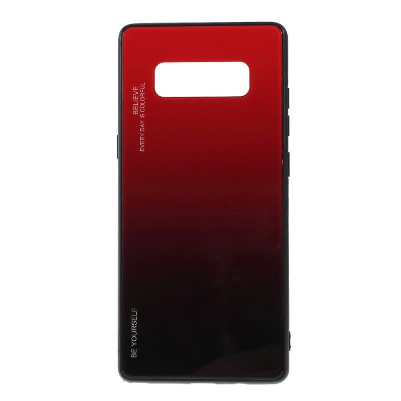 Kryt Samsung Galaxy Note 8 Tvrzené Sklo Buďte Sami Sebou