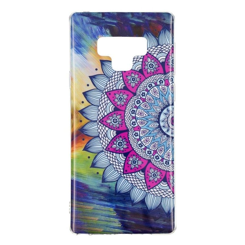Kryt Samsung Galaxy Note 9 Fluorescenční Mandala Sova