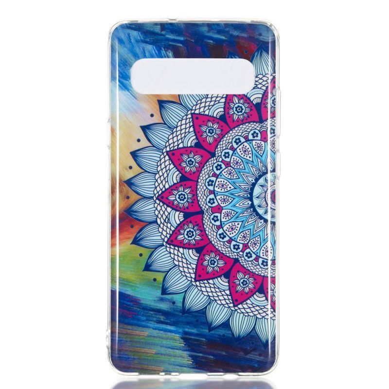 Kryt Samsung Galaxy S10 5g Fluorescenční Barevná Mandala