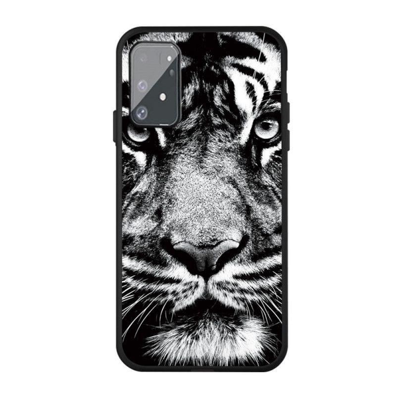 Kryt Samsung Galaxy S10 Lite Černobílý Tygr
