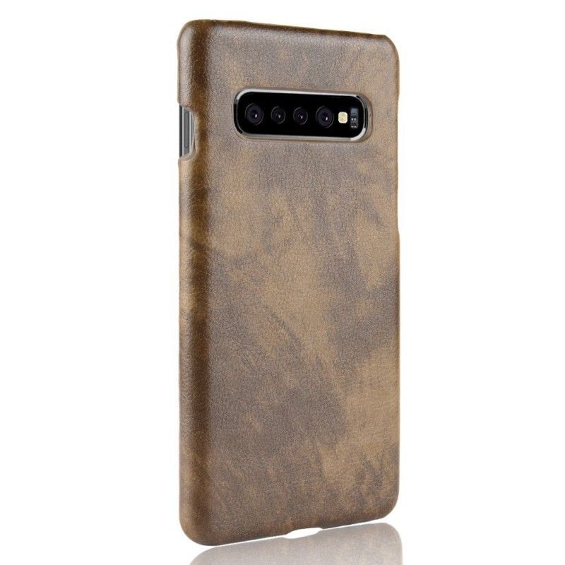Kryt Samsung Galaxy S10 Plus Efekt Liči Kůže