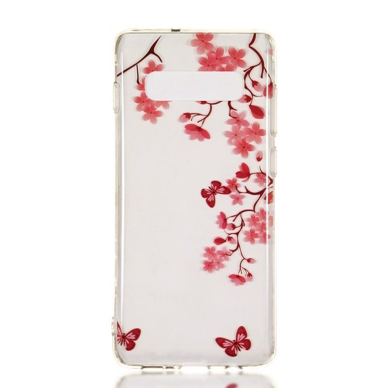 Kryt Samsung Galaxy S10 Plus Švestkové Květy