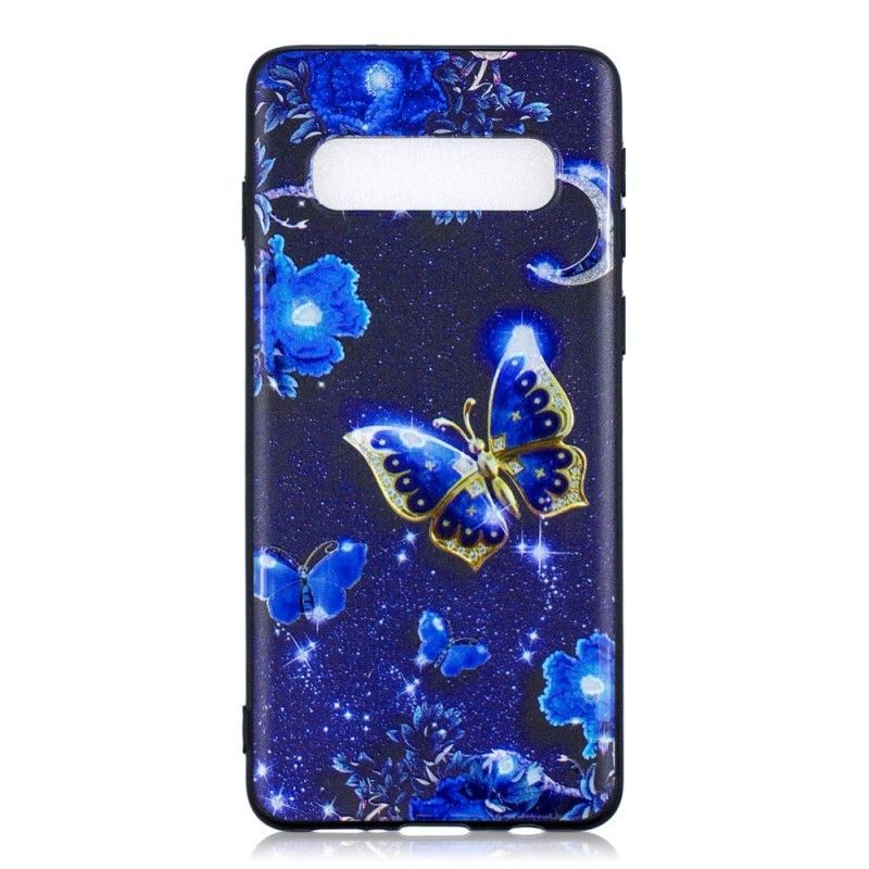 Kryt Samsung Galaxy S10 Plus Zlatý Motýl