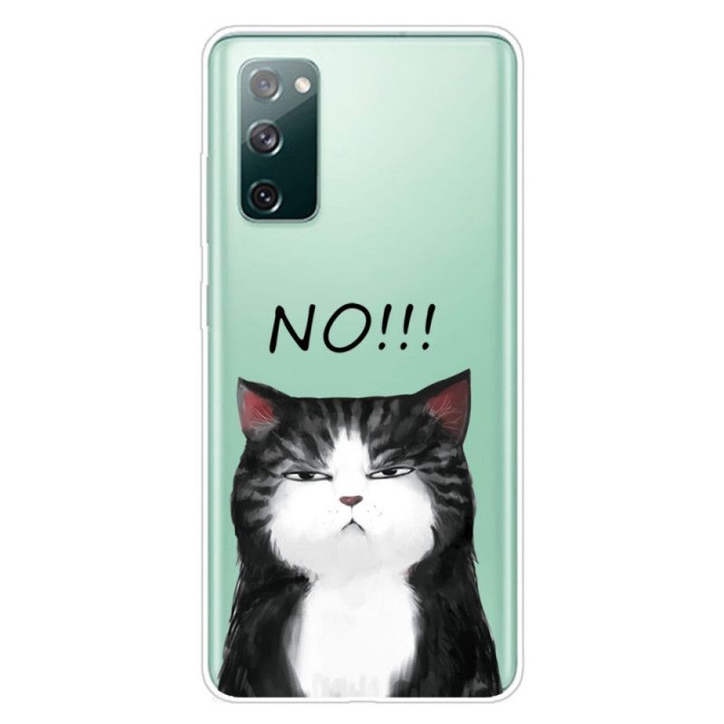 Kryt Samsung Galaxy S20 Fe Kočka Která Říká Ne