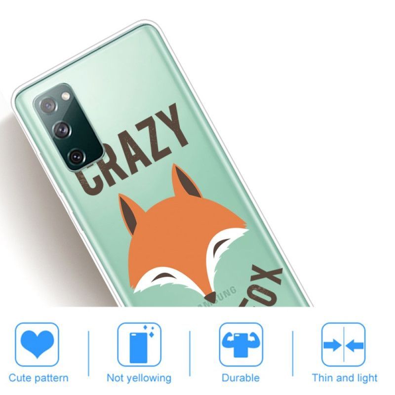 Kryt Samsung Galaxy S20 Fe Liška / Blázen Jako Liška