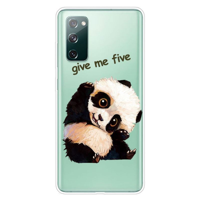 Kryt Samsung Galaxy S20 Fe Průhledná Panda Dej Mi Pět
