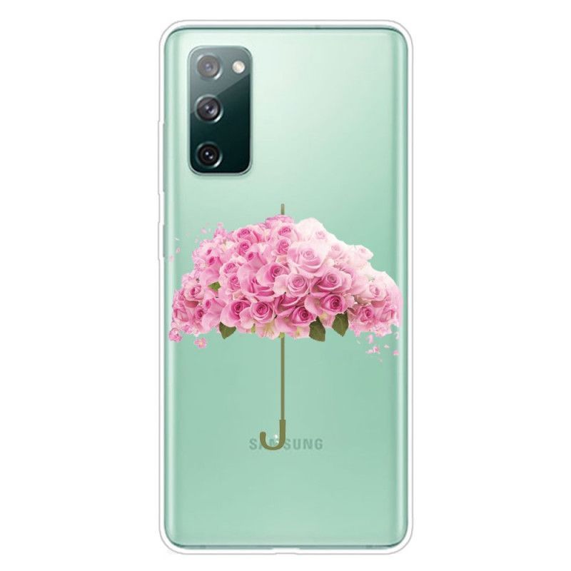 Kryt Samsung Galaxy S20 Fe Růžový Deštník