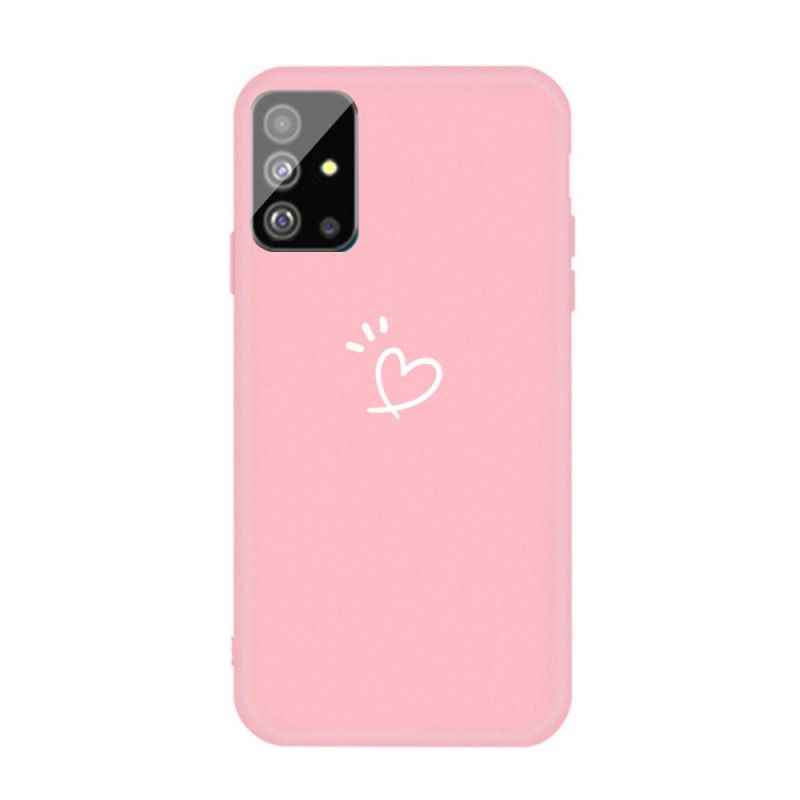 Kryt Samsung Galaxy S20 Silikon Bijící Srdce