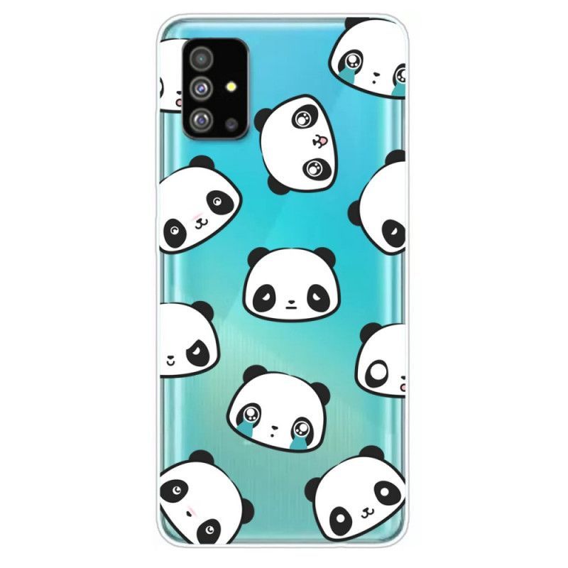 Kryt Samsung Galaxy S20 Transparentní Sentimentální Pandy