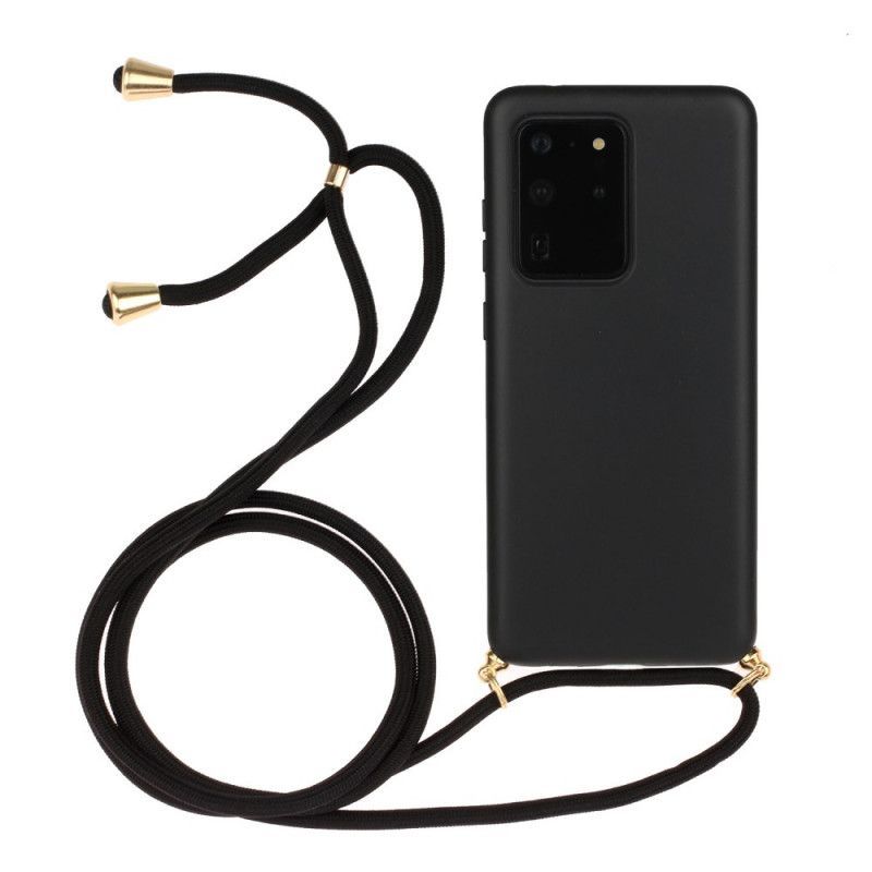 Kryt Samsung Galaxy S20 Ultra Silikon S Barevnou Šňůrkou