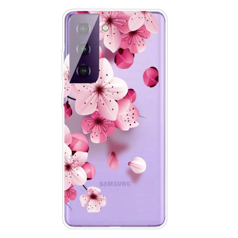 Kryt Samsung Galaxy S21 5g Malé Růžové Květy