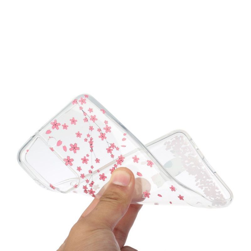 Kryt Samsung Galaxy S21 5g Okvětní Lístky A Kočka