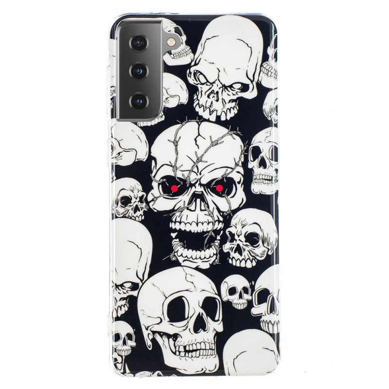 Kryt Samsung Galaxy S21 5g Pozor Na Fluorescenční Lebky