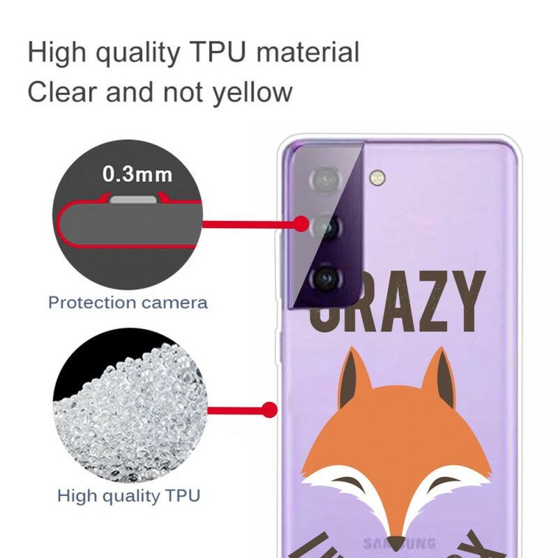 Kryt Samsung Galaxy S21 Fe Liška / Blázen Jako Liška