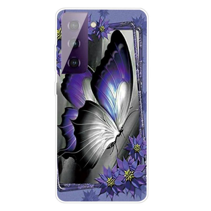 Kryt Samsung Galaxy S21 Plus 5g Královský Motýl