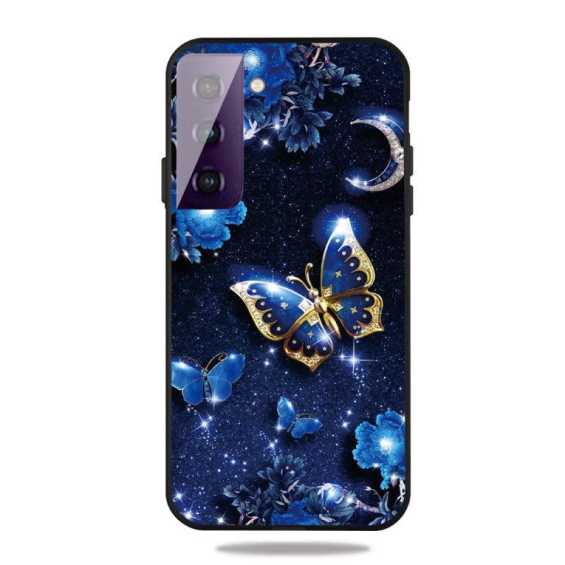 Kryt Samsung Galaxy S21 Plus 5g Motýl V Noci
