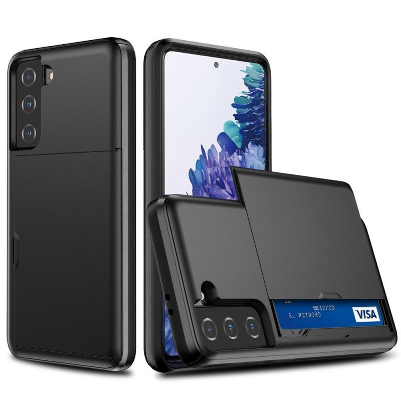 Kryt Samsung Galaxy S21 Plus 5g Pevný Třpytivý Držák Na Karty