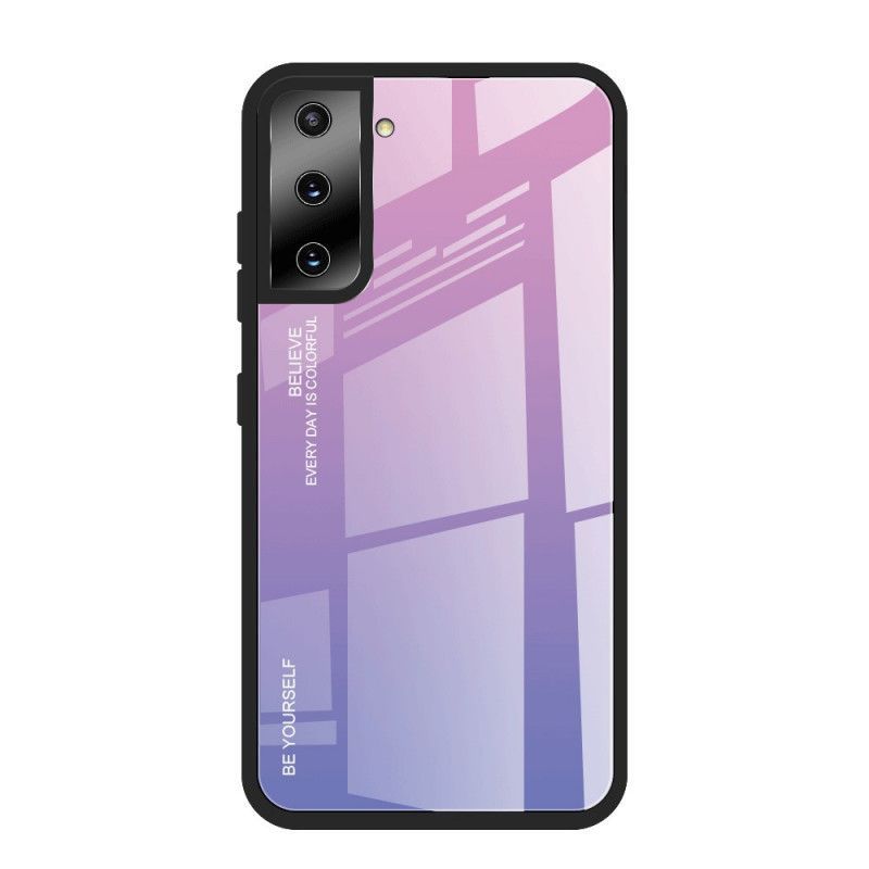 Kryt Samsung Galaxy S21 Plus 5g Tvrzené Sklo Buďte Sami Sebou
