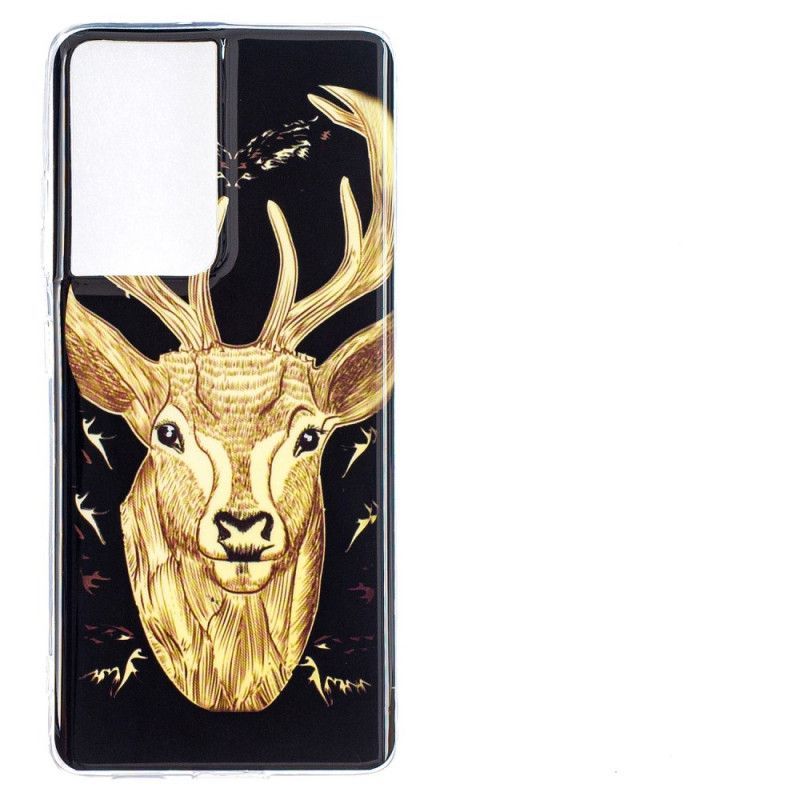 Kryt Samsung Galaxy S21 Ultra 5g Fluorescenční Majestátní Jelen