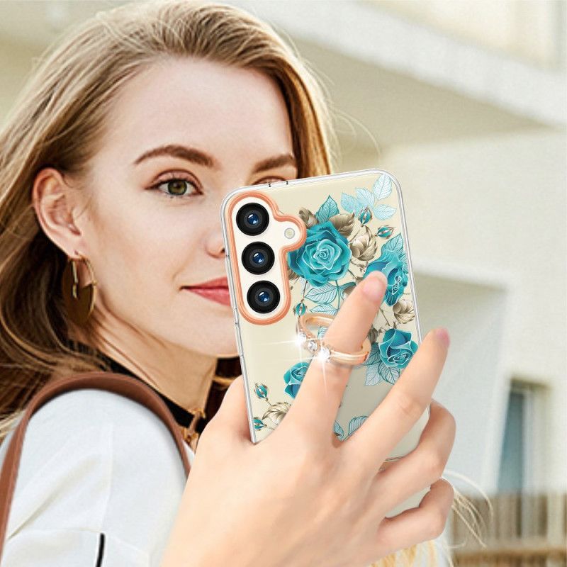 Kryt Samsung Galaxy S24 Plus 5g Držák Na Květinový Prsten