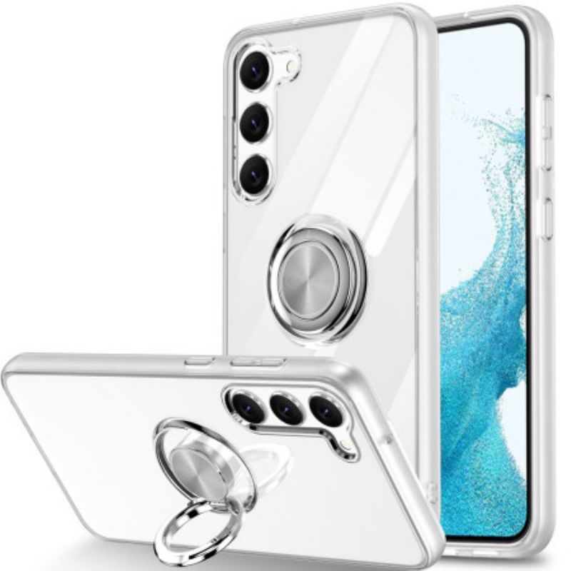 Kryt Samsung Galaxy S24 Plus 5g Kryty Na Mobil Průhledné Pouzdro S Opěrným Kroužkem