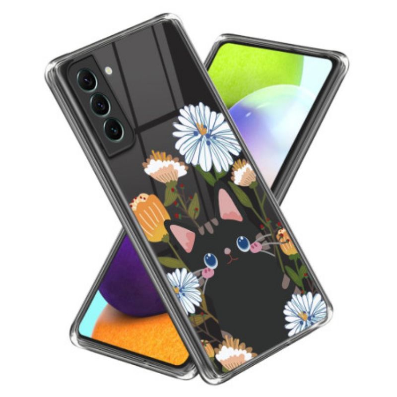 Kryt Samsung Galaxy S24 Plus 5g Květina A Kočka