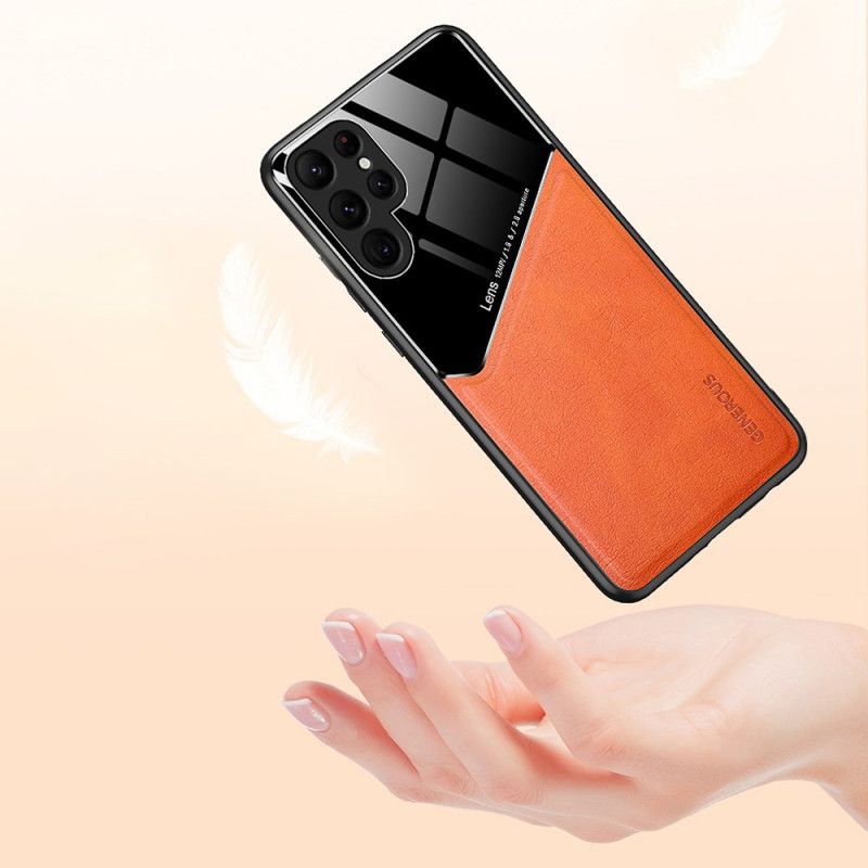 Kryt Samsung Galaxy S24 Ultra 5g Kryty Na Mobil Efekt Magnetické Kůže