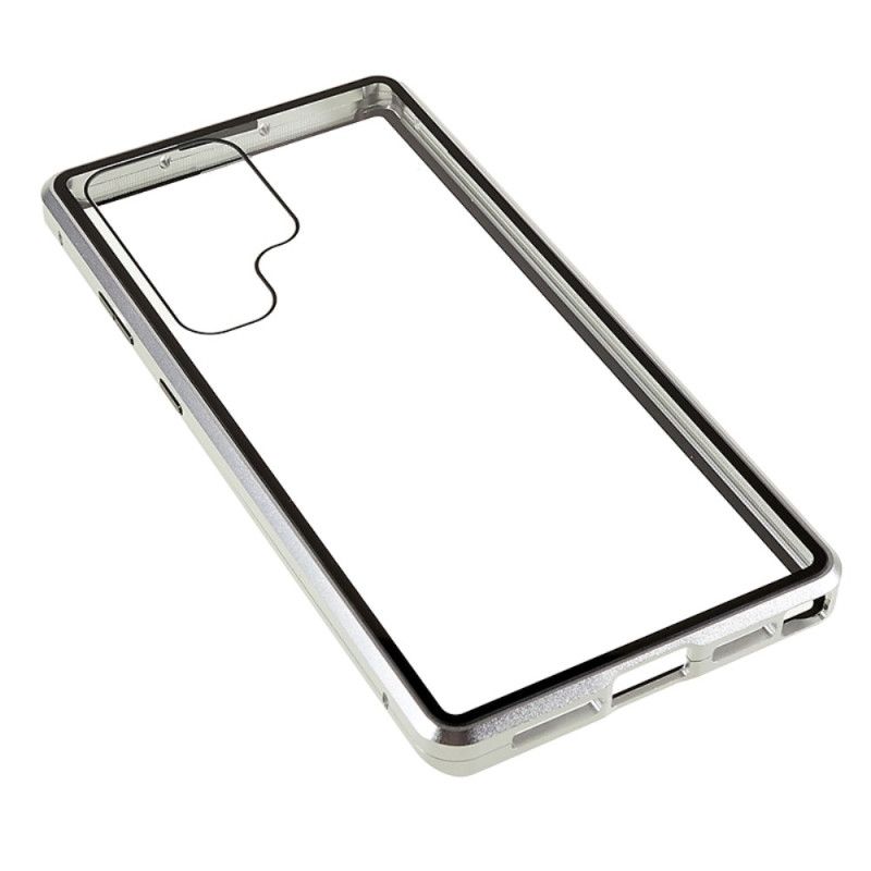 Kryt Samsung Galaxy S24 Ultra 5g Magnetické Tvrzené Sklo A Dvojitá Ochrana