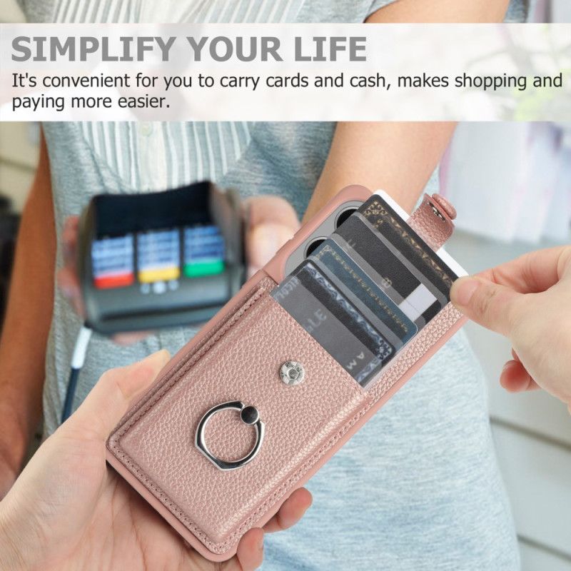 Kryt Samsung Galaxy S25 5g Edge Držák Na Prsteny A Držák Na Karty