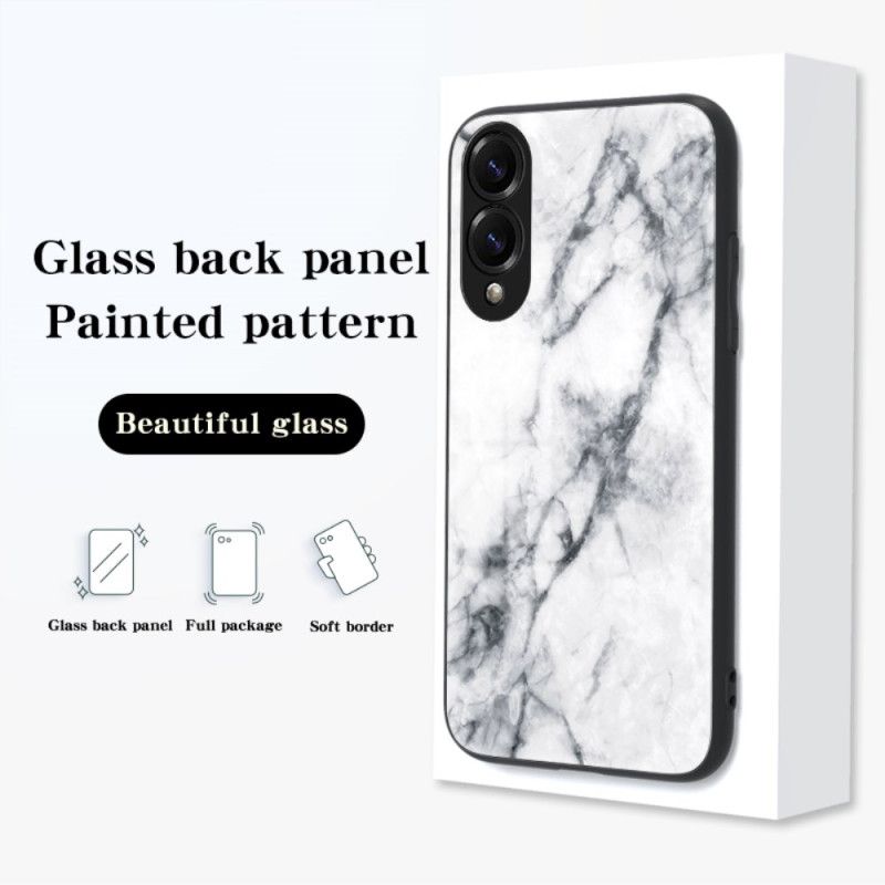 Kryt Samsung Galaxy S25 5g Edge Kryty Na Mobil Tvrzené Mramorové Sklo