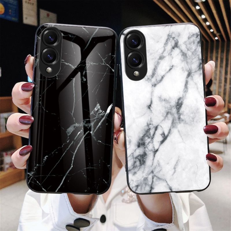 Kryt Samsung Galaxy S25 5g Edge Kryty Na Mobil Tvrzené Mramorové Sklo