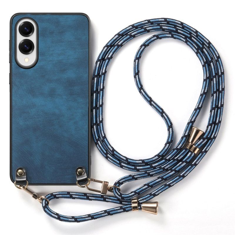 Kryt Samsung Galaxy S25 5g Edge Vintage Kabel S Koženým Efektem