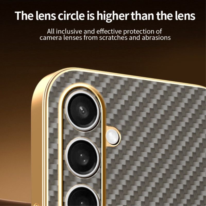 Kryt Samsung Galaxy S25 Fe Design S Karbonovými Vlákny Magsafe