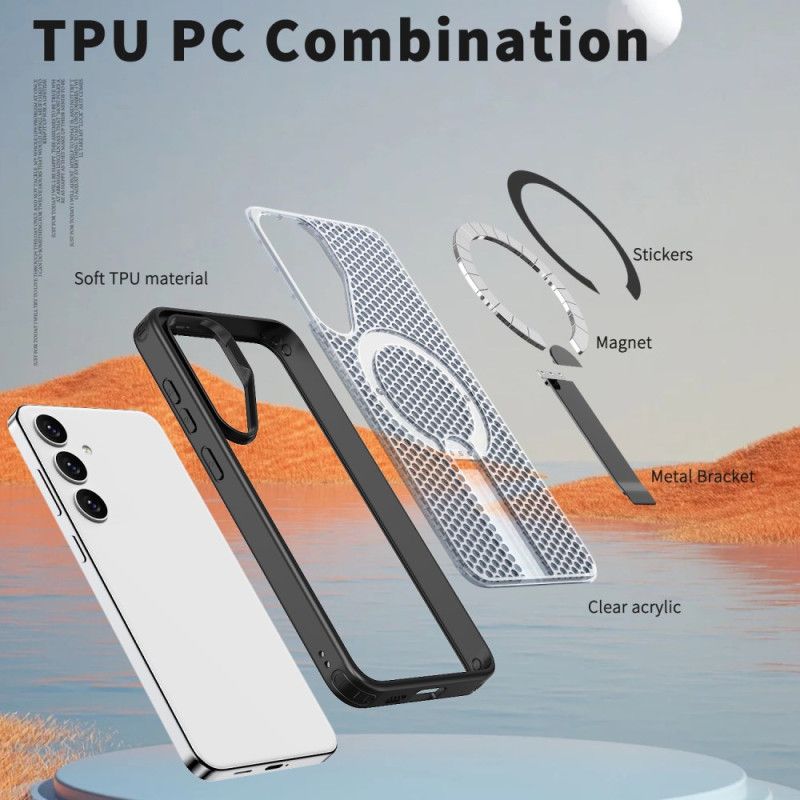 Kryt Samsung Galaxy S25 Fe Držák Magsafe S Texturovaným Designem