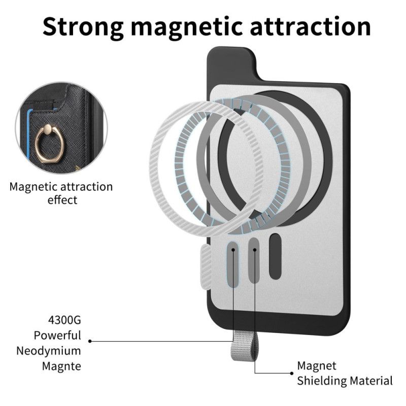 Kryt Samsung Galaxy S25 Ultra 5g Kryty Na Mobil Odnímatelné Držák Karet V Semišovém Stylu