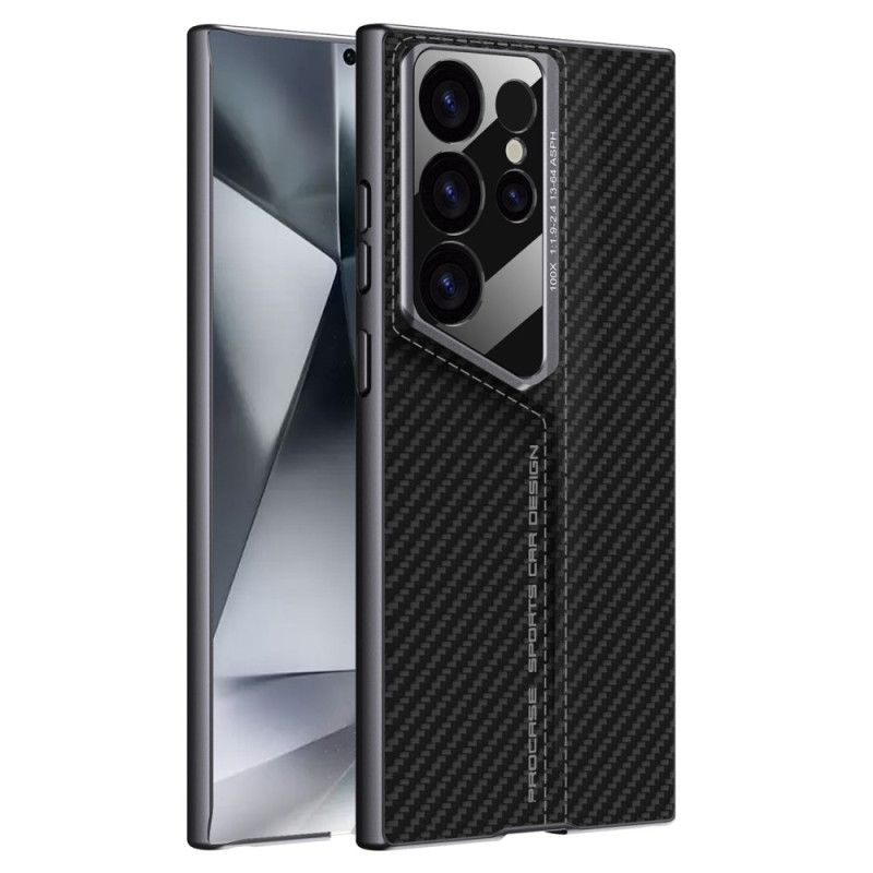 Vláknitá Textura Uhlík