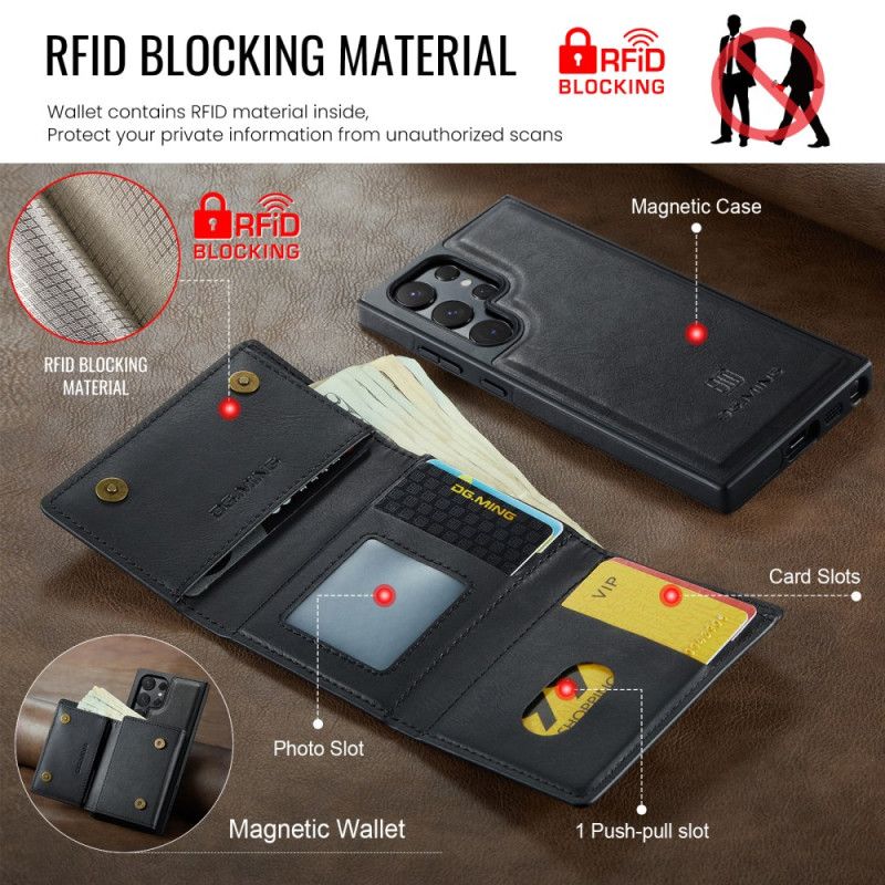 Kryt Samsung Galaxy S25 Ultra 5g Odnímatelná Magnetická Peněženka