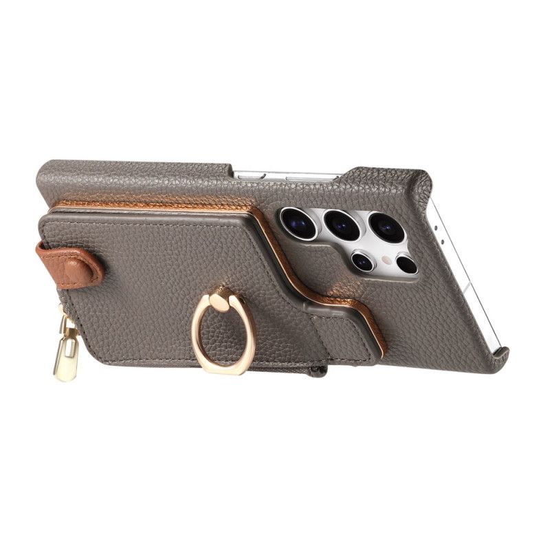 Kryt Samsung Galaxy S25 Ultra 5g Peněženka Z Umělé Kůže