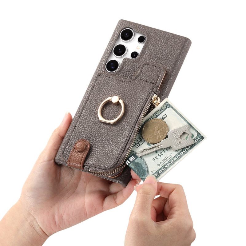 Kryt Samsung Galaxy S25 Ultra 5g Peněženka Z Umělé Kůže