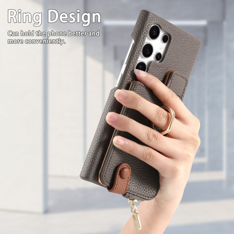 Kryt Samsung Galaxy S25 Ultra 5g Peněženka Z Umělé Kůže