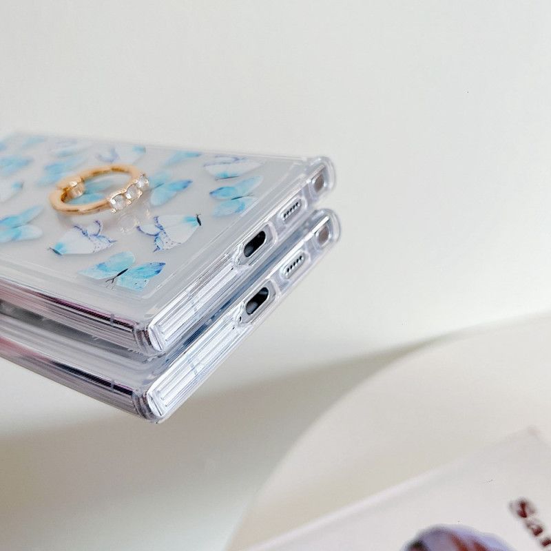 Kryt Samsung Galaxy S25 Ultra 5g Vzorované Držák Na Prsten