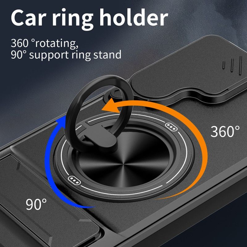 Kryt Samsung Galaxy S26 Magnetický Skládací Držák Na Prsteny A Chránič Fotoaparátu