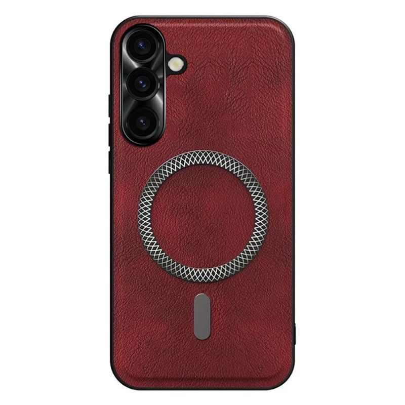 Kryt Samsung Galaxy S26 Plus Kožený Efekt A Kovový Rám Čočky