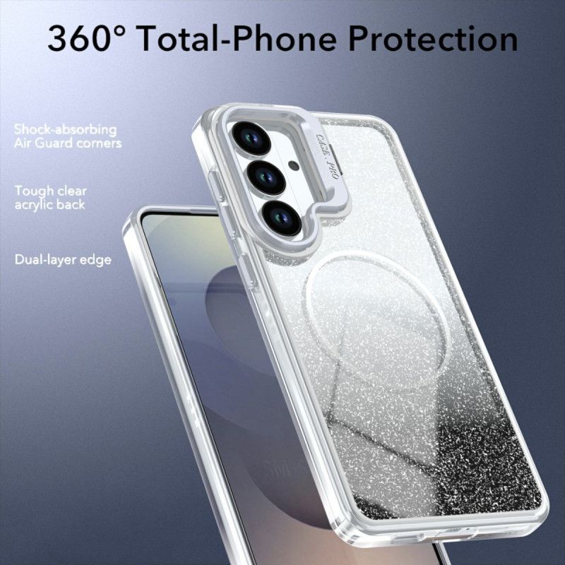 Kryt Samsung Galaxy S26 Plus Kryty Na Mobil Magnetický Gradientní Třpytky A Podklad