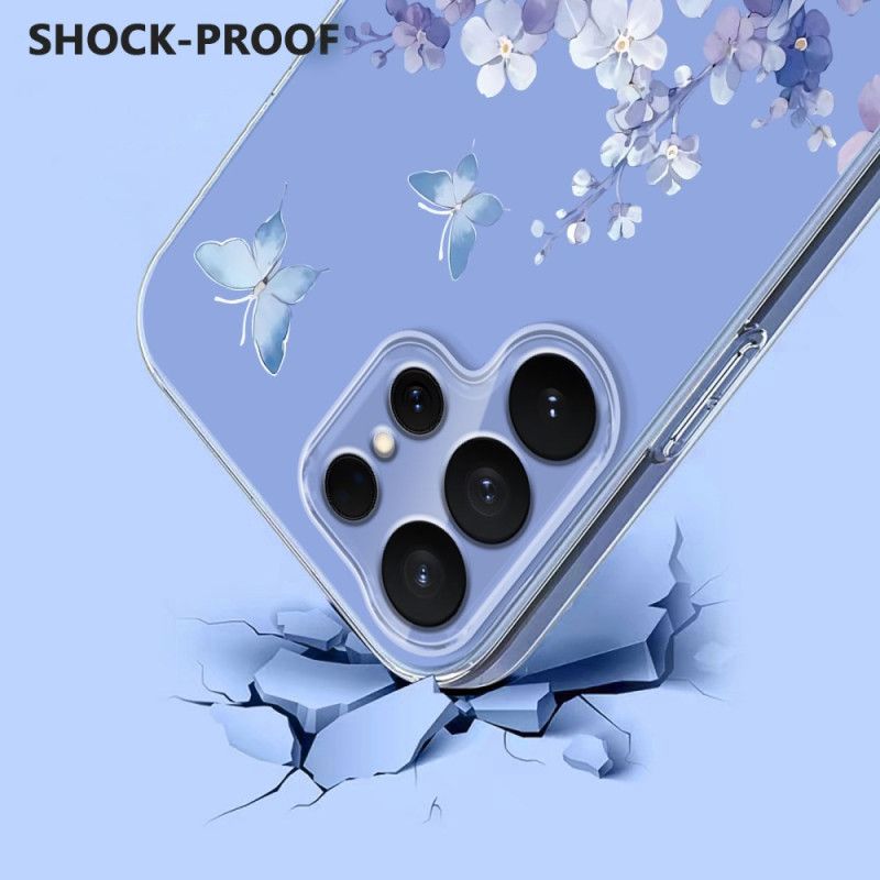 Kryt Samsung Galaxy S26 Ultra Motýli A Květiny