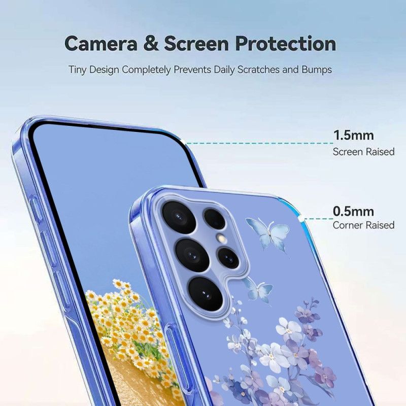 Kryt Samsung Galaxy S26 Ultra Motýli A Květiny
