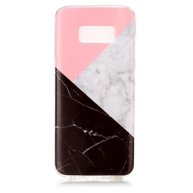 Kryt Samsung Galaxy S8 Geometrický Mramorový Efekt